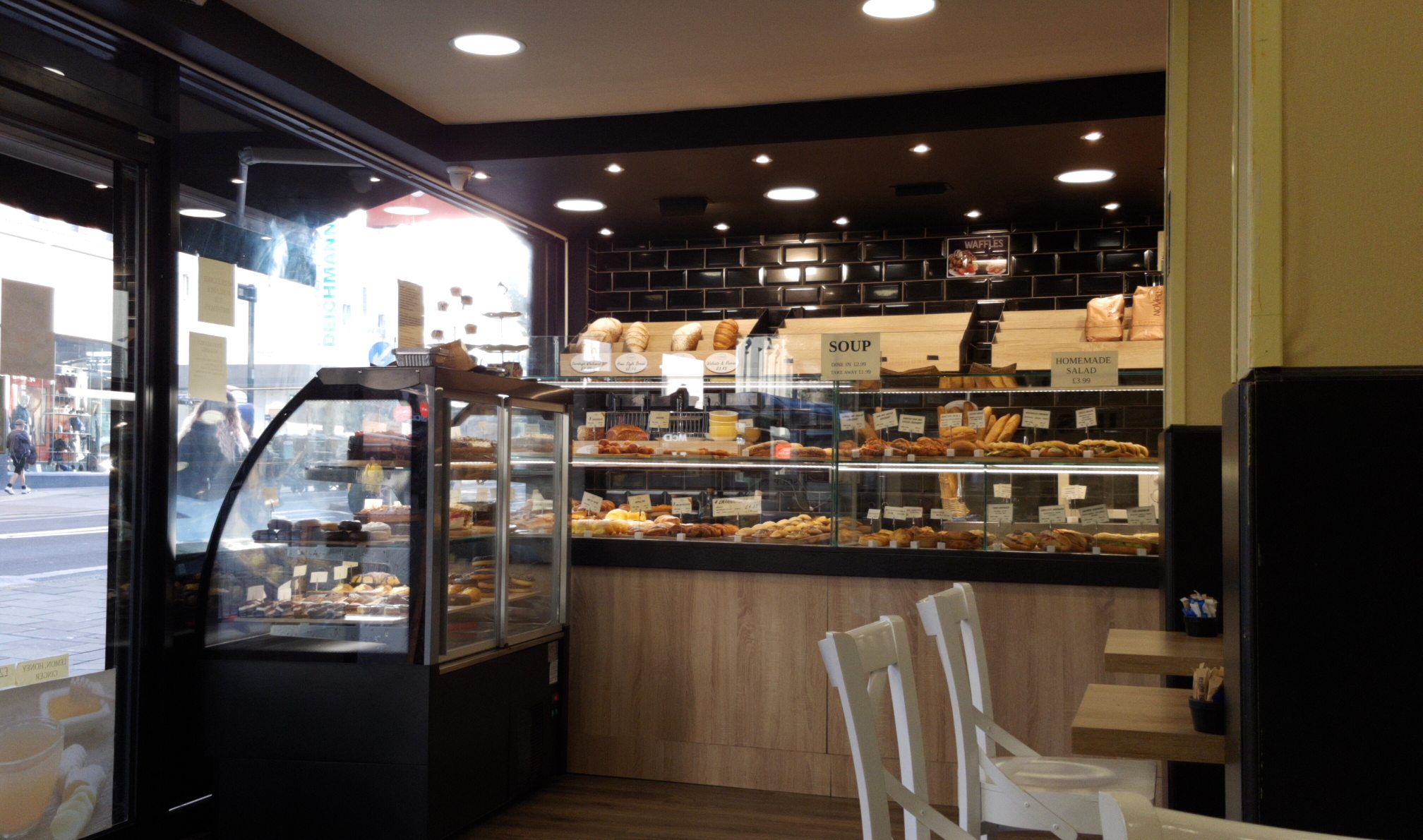 grand selection of lunches and cakes